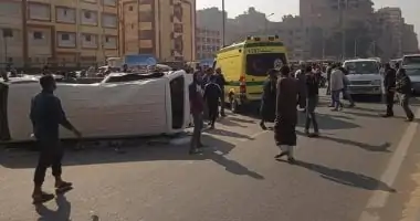 أخبار مصر | 
                                            مصرع 4 أشخاص وإصابة 11 فى انقلاب ميكروباص على طريق بنى سويف – دمو