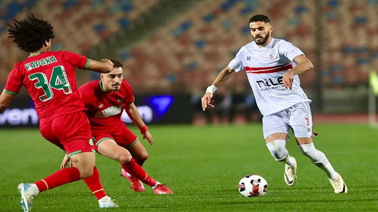 ماذا يحدث في حال انتهاء الوقت الأصلي بين الزمالك ومودرن سبور